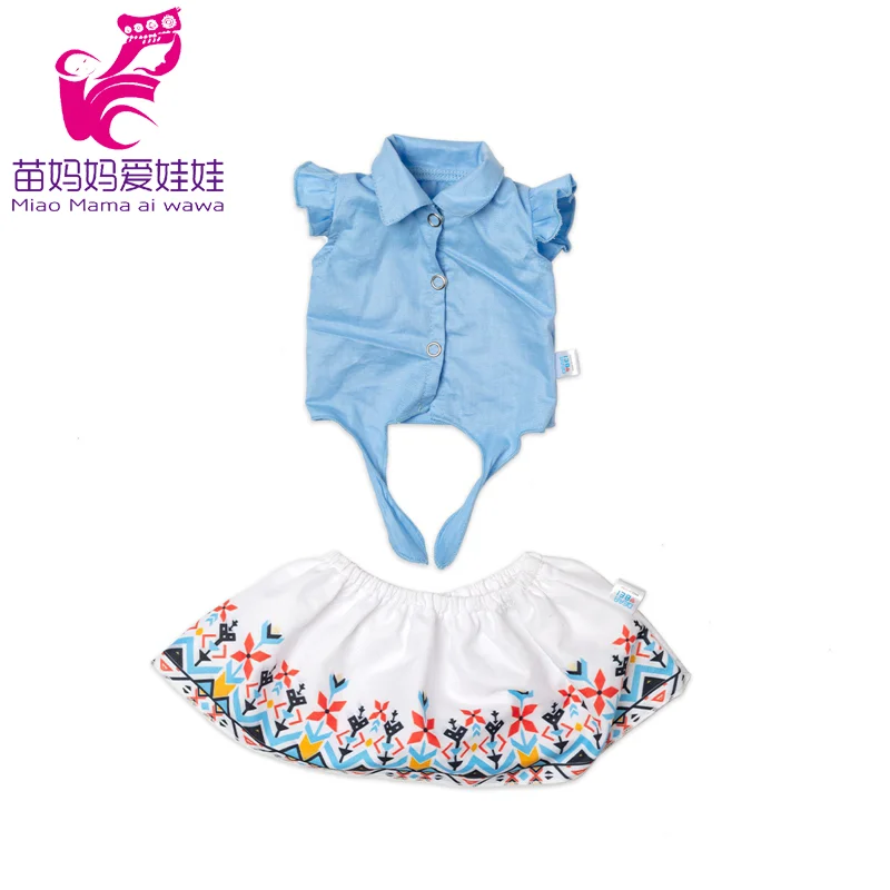 43 CM Baby Doll Clothes Pajama Set Jacket Coat 17 Inch Dolls Jeans Children Gift Toys Outfit