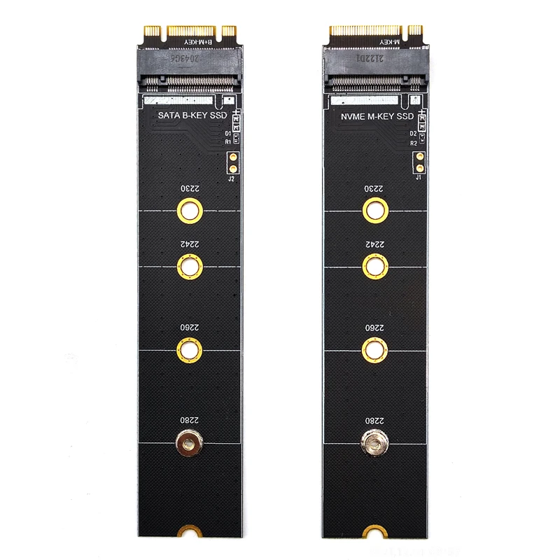 เพิ่มการ์ด M.2 SATA อะแดปเตอร์ PCIE NVME M2อะแดปเตอร์ Converter ทดสอบการ์ด Riser สนับสนุน2230 2242 2260 2280 M.2 SSD