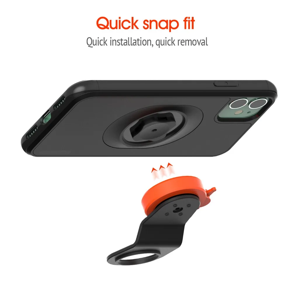 Fahrrad-Vorbau-Telefonhalterung, Mountainbike-Telefonhalter, universeller Aluminium-Lenker, Handy, Radfahren, MTB, schnelles Befestigen/Entnehmen – Detail 15