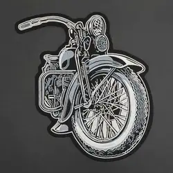 Large Motorcycle Embroidery Patch for Jacket Back Vest Motorcycle Club Biker