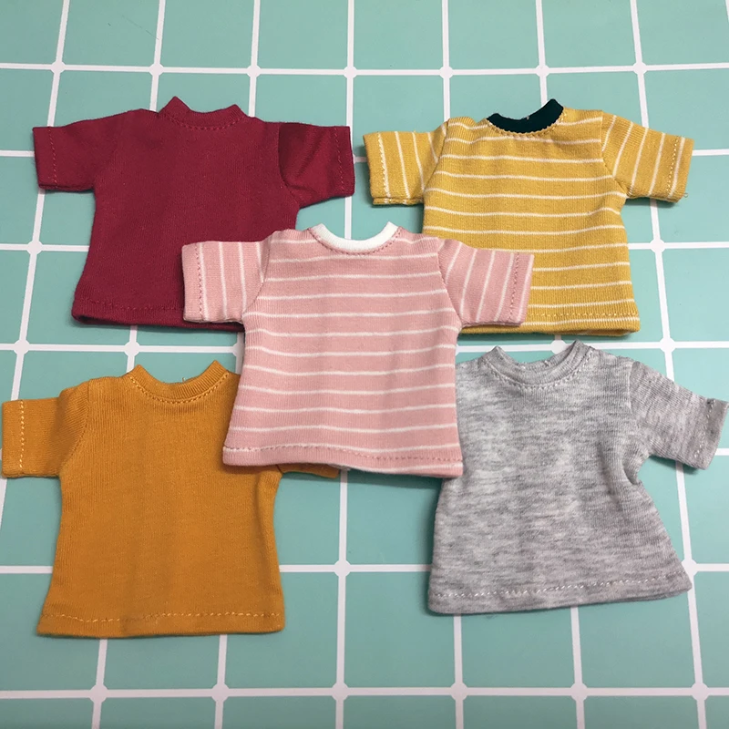 1pcs Blyth Doll T-shirt Clothes suitable for barbies Shirt momoko, pullip ,azone, Blyth 1/6 Doll DC129