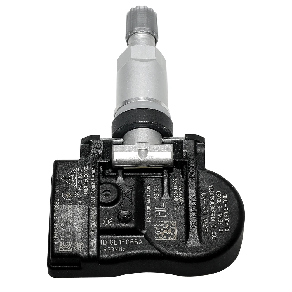 Sensor de pressão dos pneus TPMS, 42753-T6N-A010, 42753-T6N-A010, Sensor de pressão dos pneus Honda 2018, 2019, 2020, 2021