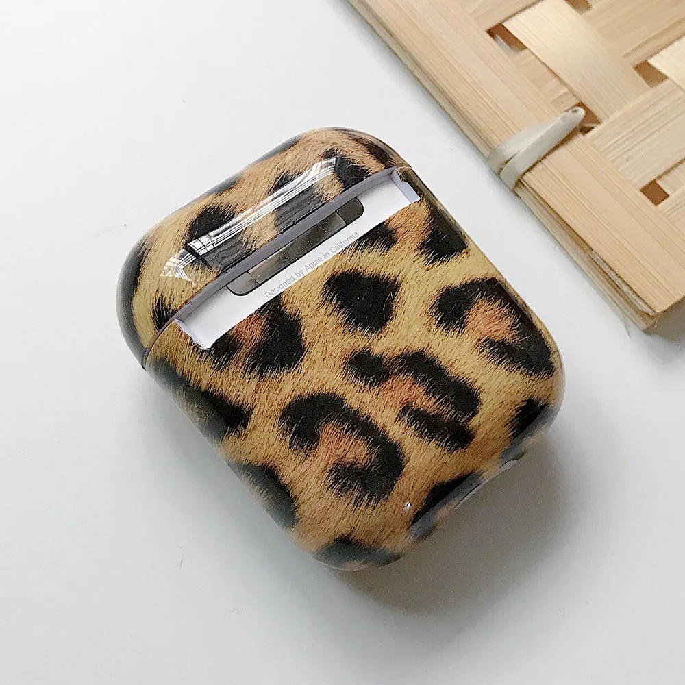 Leopard Zebra Pattern Case For AirPods Pro 2 Earphone Cases Hard Wireless Charging Box Cover for AirPod 2 3 Air Pods Smooth Case