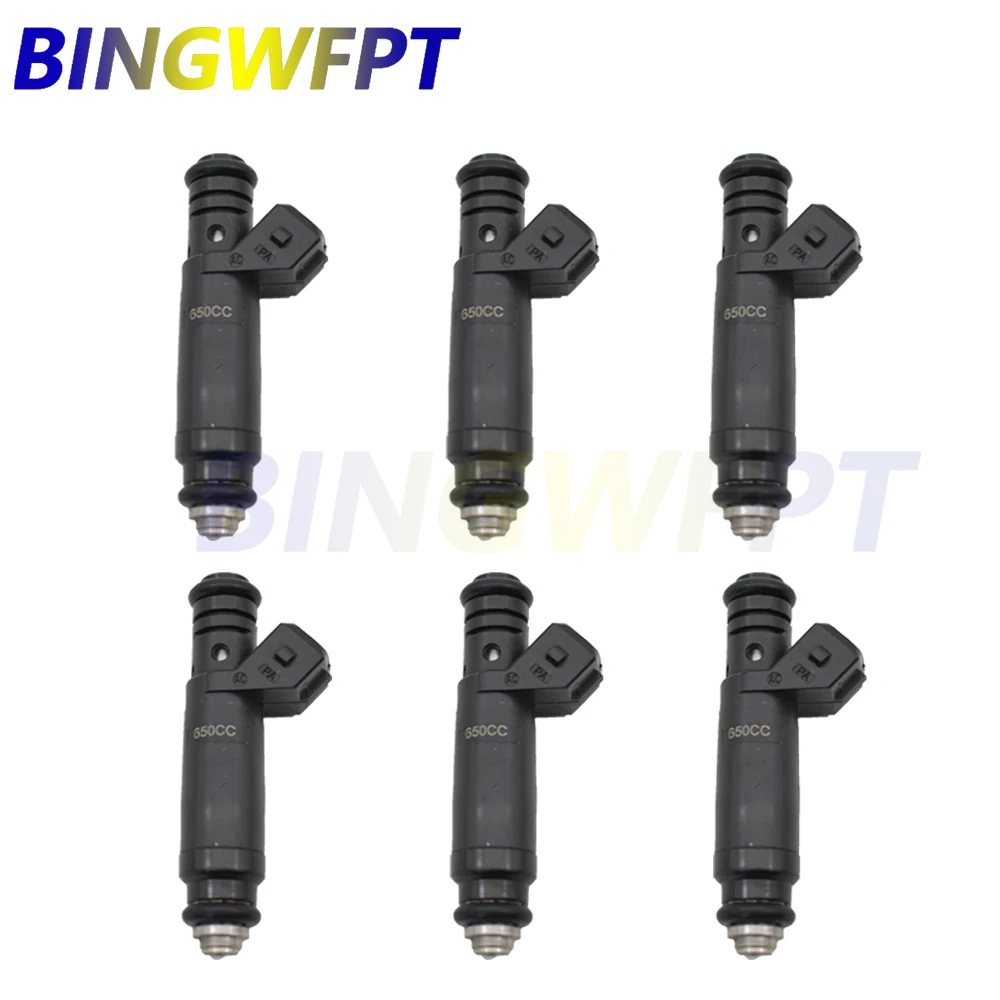 

6PCS / LOT High Quality Fuel Injector Nozzle 107961 FL114961 FI114961 Fit For EV1 60LB Honda Toyota BMW V-W Ford Dodge