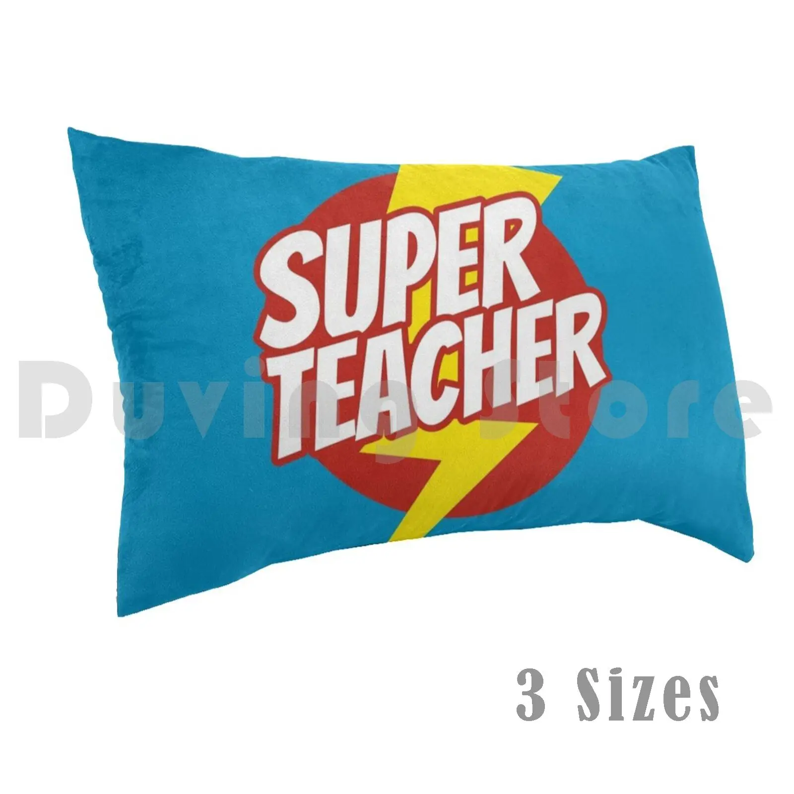 

Super Teacher-Funny Teacher Superhero Lightning Edition Pillow Case Printed 50x75 Dance Teacher Yoga Teacher