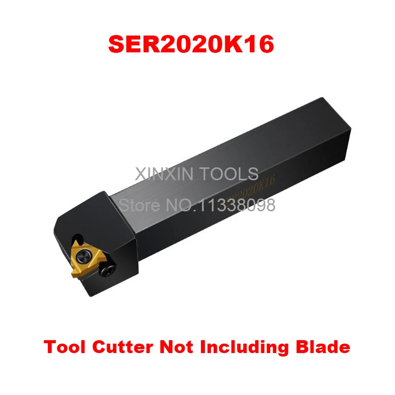 SER2020K16/ SEL2020K16 20*20*125 External Threading Turning Lathe Bar Tools Holder For Lathe Machine