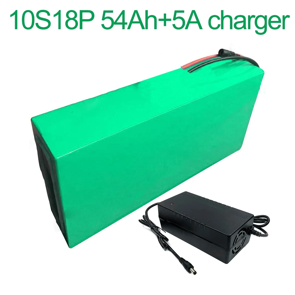 

With 5A charger 36V 54Ah 10S18P 18650 Li-ion Battery Pack E-Bike Ebike electric bicycle 42V 345x195x70mm