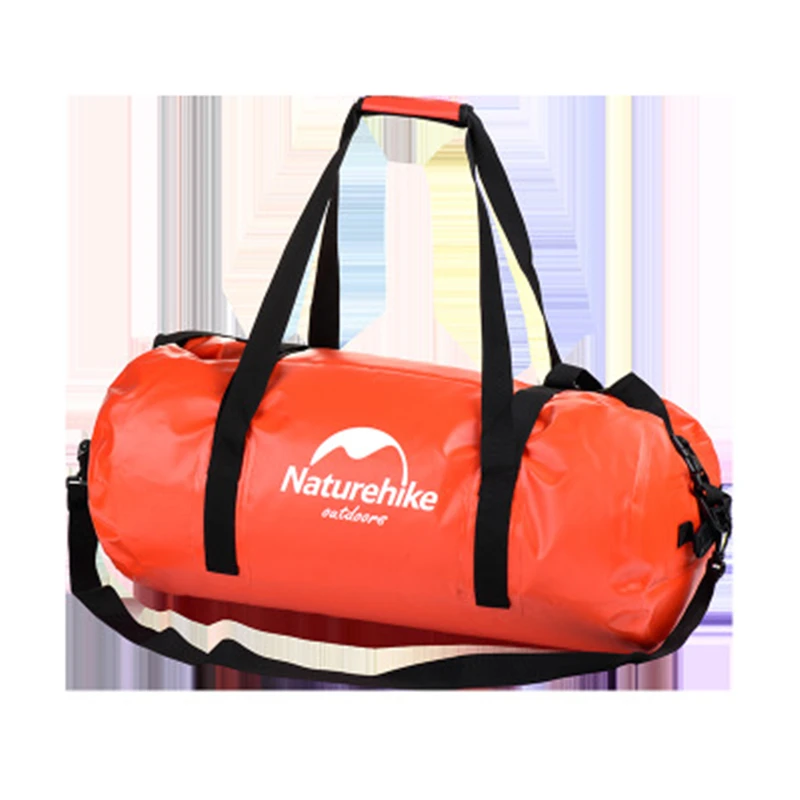 Naturehike Waterproof Bag 40/60/90/120L Large Capacity 500D PVC Net Clamping Cloth River Trekking Bag Beach Swimming Hiking