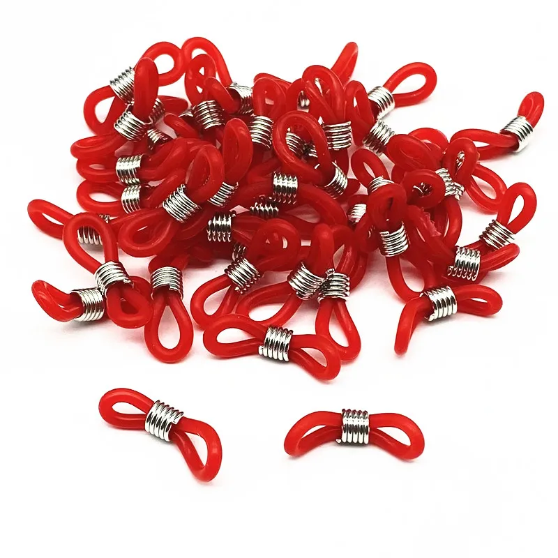 Wholesale Glasses Chain Silicone Rubber Ring Non Slip DIY Connector Strap Eyelets Rope Sunglasses Cord Accessory #M145
