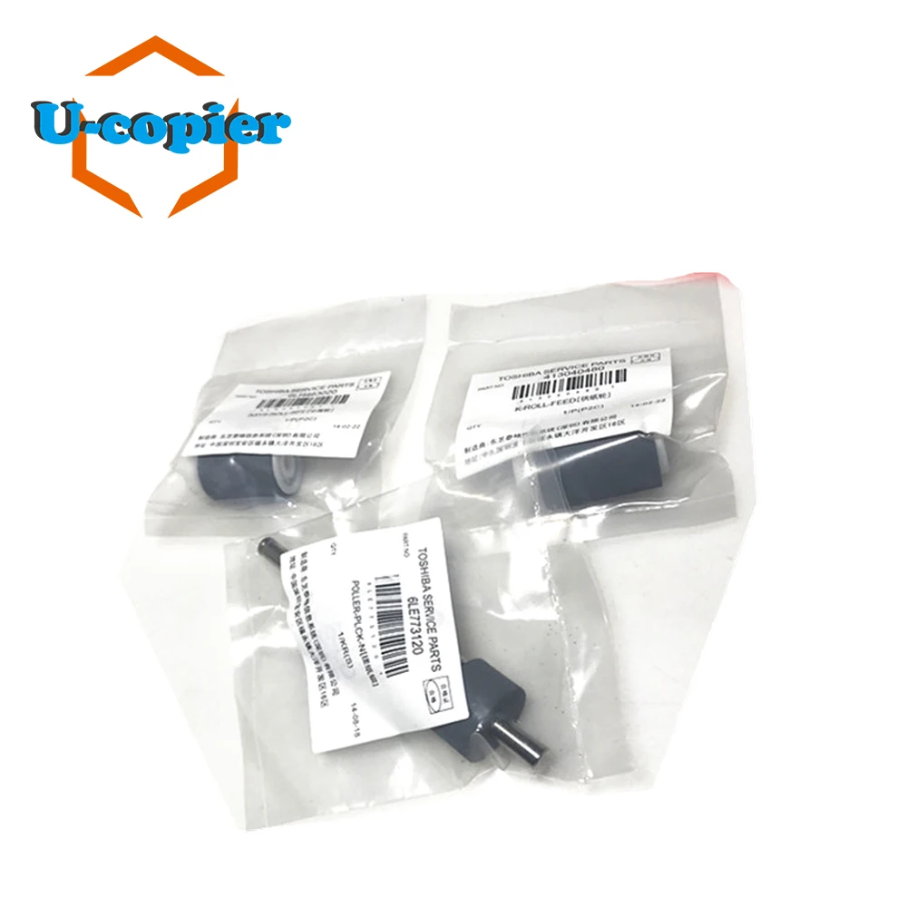 Imagem -03 - Kit de Rolo de Captador de Qualidade Original para Toshiba Alimentação e Separação E230 E280 E232 E282 E233 E283 413040480 6lh463020 6le773120 2set