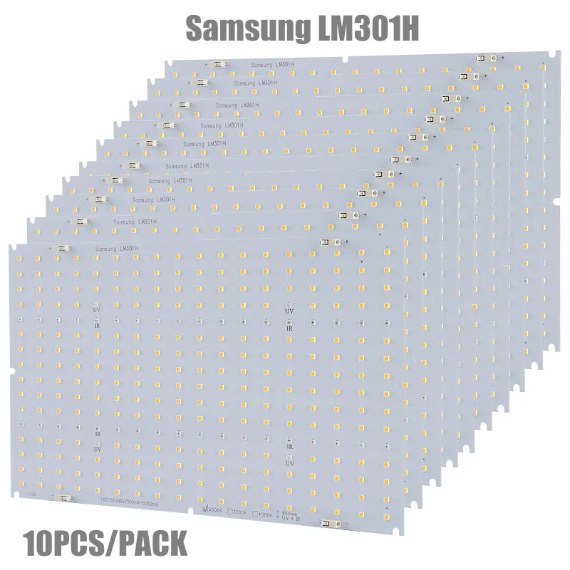 10pcs/pack 120W QB288 lm301h quantum grow led board full spectrum 3000K 3500K 4000K mix 660nm UV IR growth and flowering