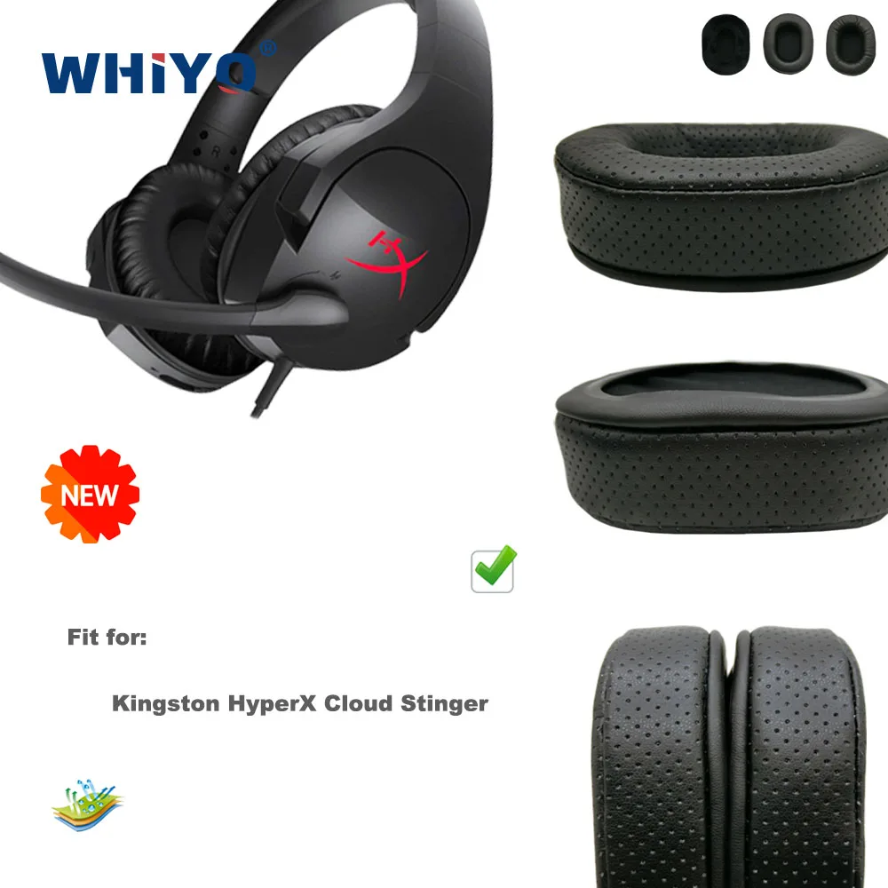 

New Upgrade Replacement Ear Pads for Kingston HyperX Cloud Stinger Headset Parts Leather Cushion Velvet Earmuff Earphone Sleeve