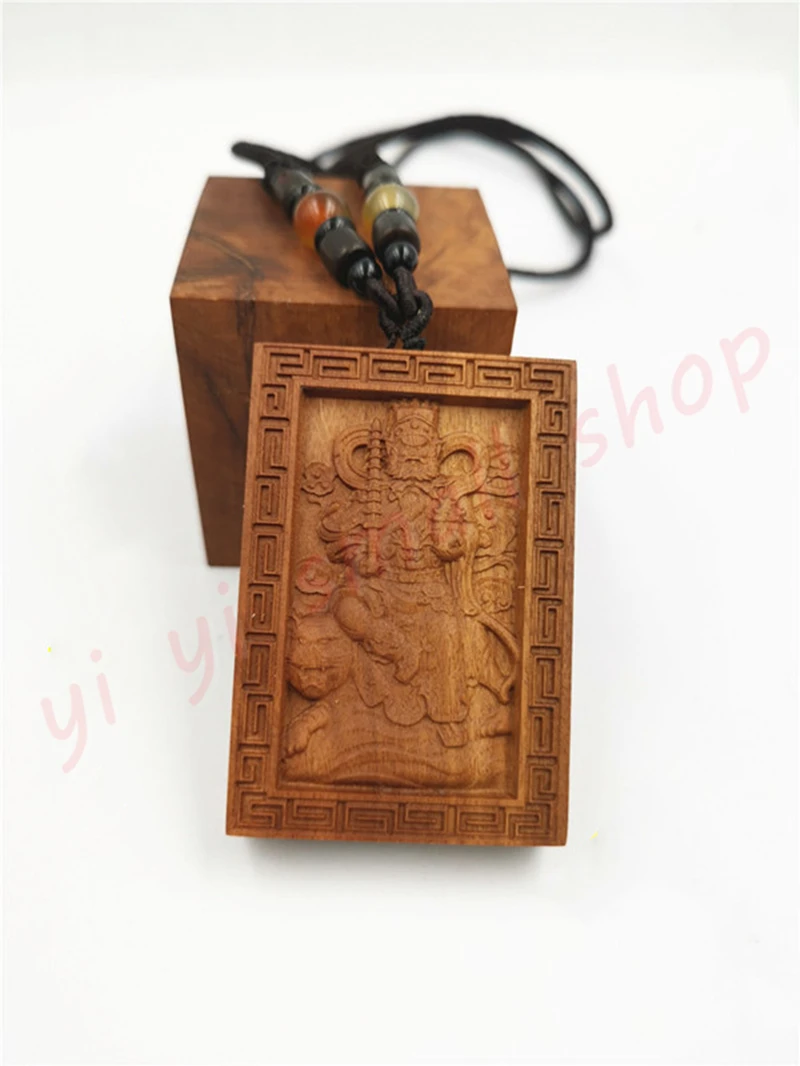 

Jujube wood pendant, lightning stroke, Wu Caishen, Zhao Gongming, Zhao Gongming statue, Taoist articles, Taoist magic