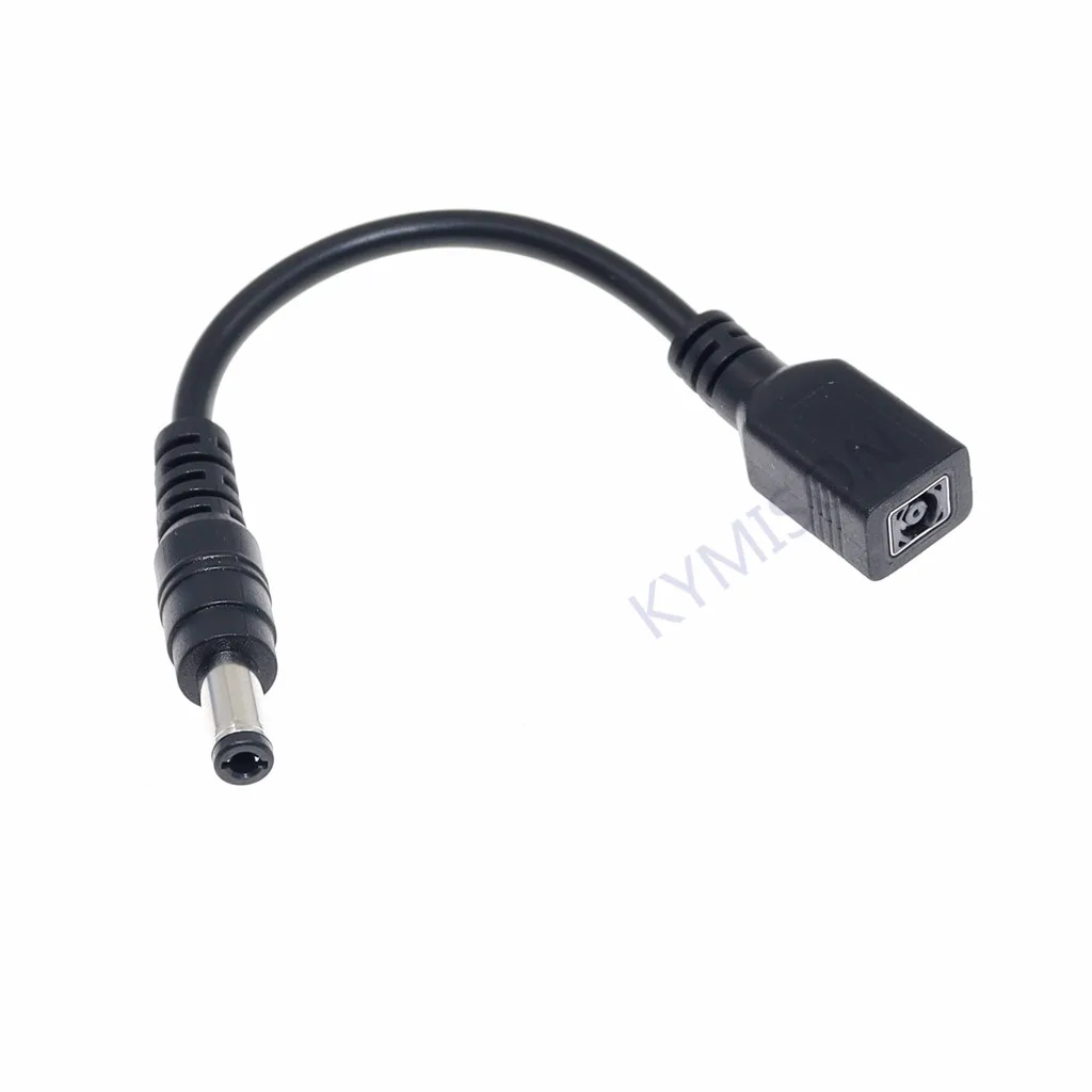 DC 4.5*3.0mm Female to 5.5*2.5mm Male DC Power Jack Plug Adapter Connector cable cord for Asus Lenovo Laptop