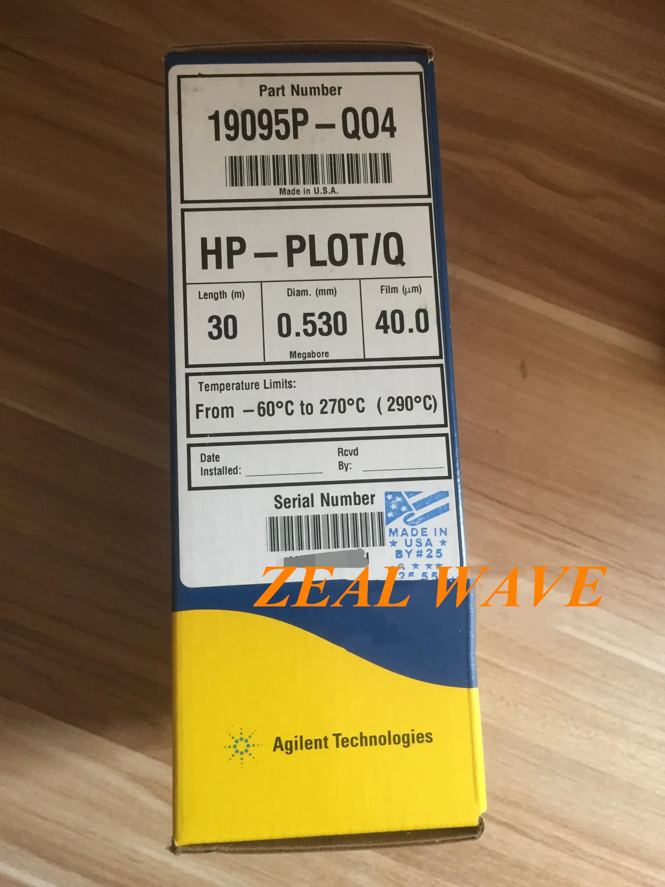 

Agilent GC Column 19095P-Q04 HP-PLOT Q 30m * 0.53mm 40u Original Promotion