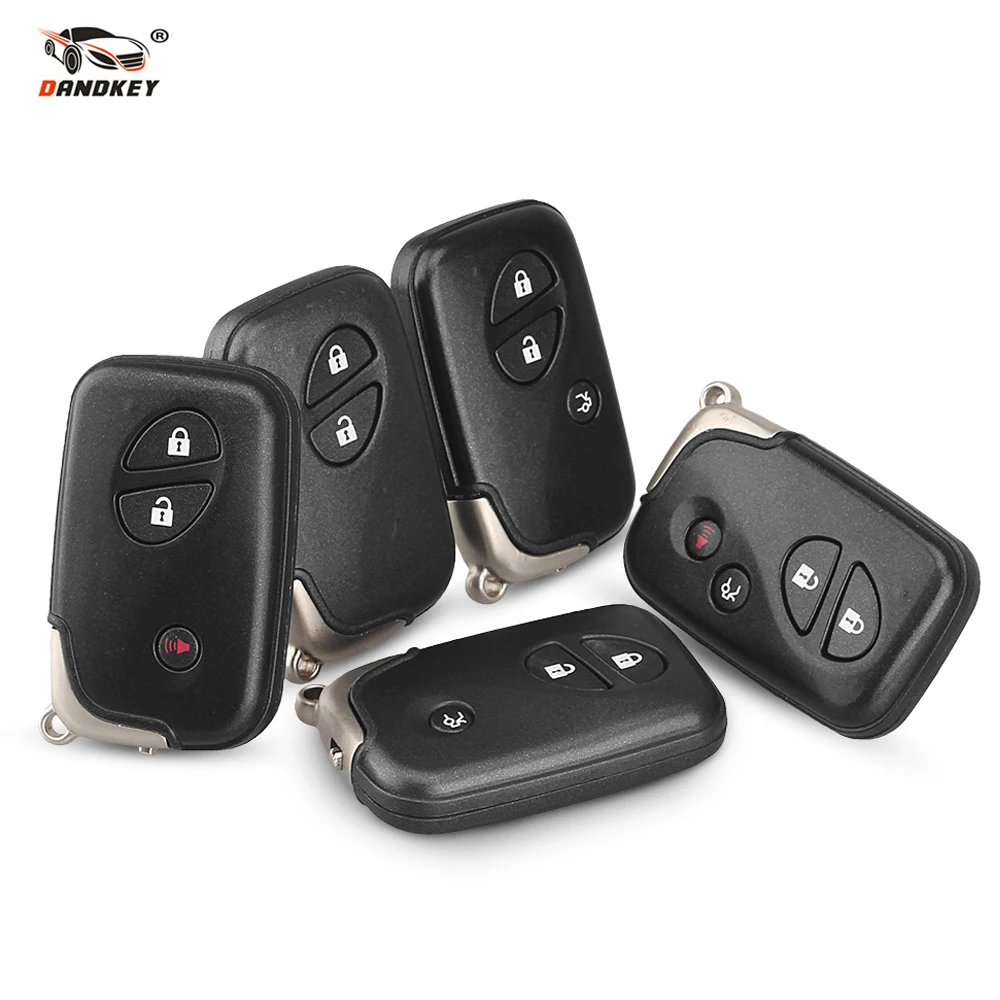 

Dandkey Car Remote Key 2 3 4 Buttons For Lexus LX470 GS450h GS350 GS430 IS350 SC430 GS250 LX570 ES350 RX350 IS250 TOY48 Blade