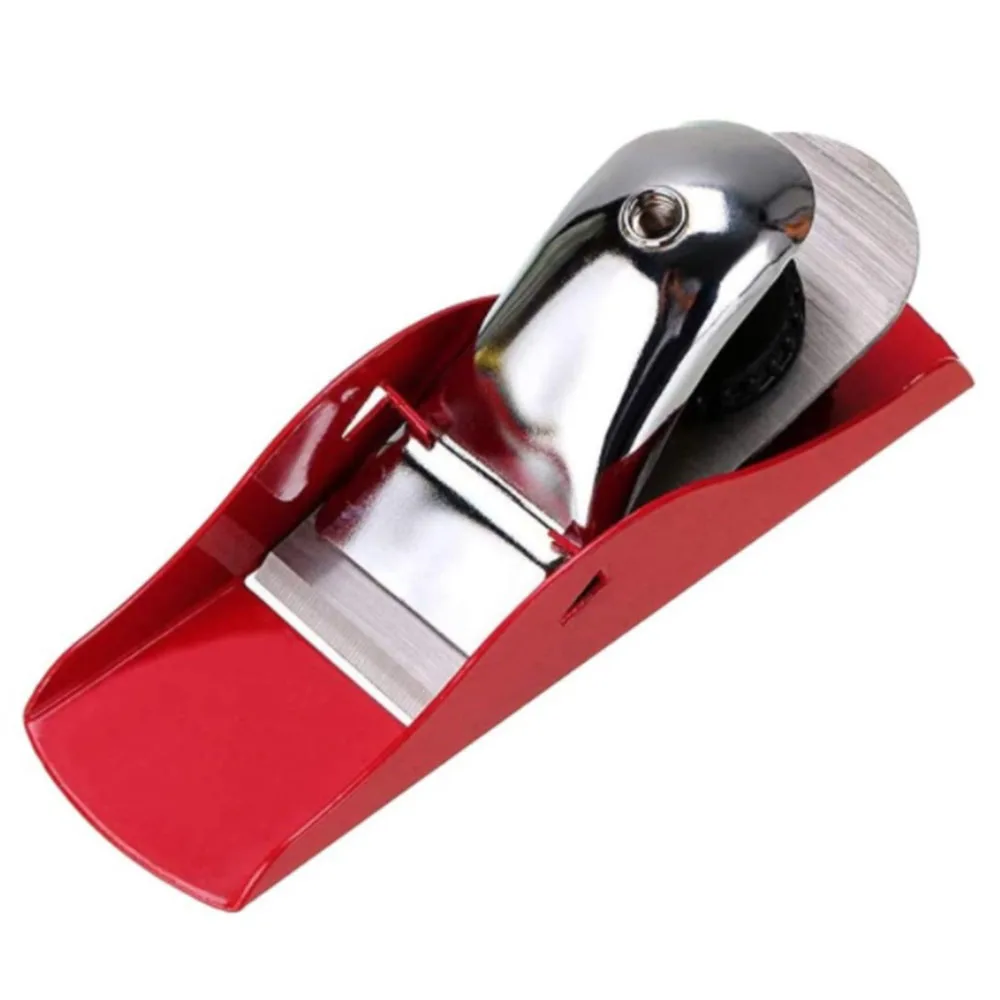 

Mini Hand Planer Block Plane Red Adjustable Small Hand Wood Tiny Trimming Planer for Wood Craft Carver Working