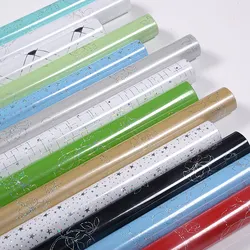 YUNPOINT-papel tapiz de PVC brillante para muebles reacondicionados, película decorativa autoadhesiva para escritorio, armario, armarios, pegatinas impermeables