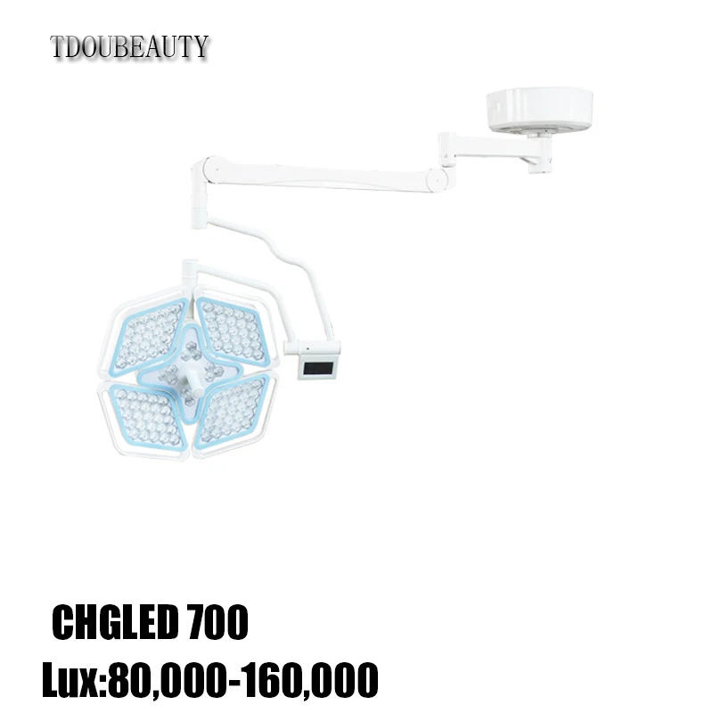 98Ra โรงพยาบาลหัวเดียวหัวคู่ 160000 Lux Green Endo คุณภาพดีที่สุด LED Operation Theater Light โคมไฟ LED ผ่าตัดแบบไม่มีเงา