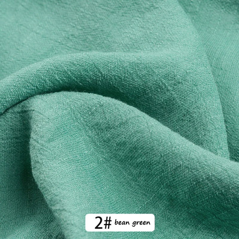 1 meter X 1.45 meter crepe gauze 65% viscose 35% polyetser fabric for dress scarf pajamas lining