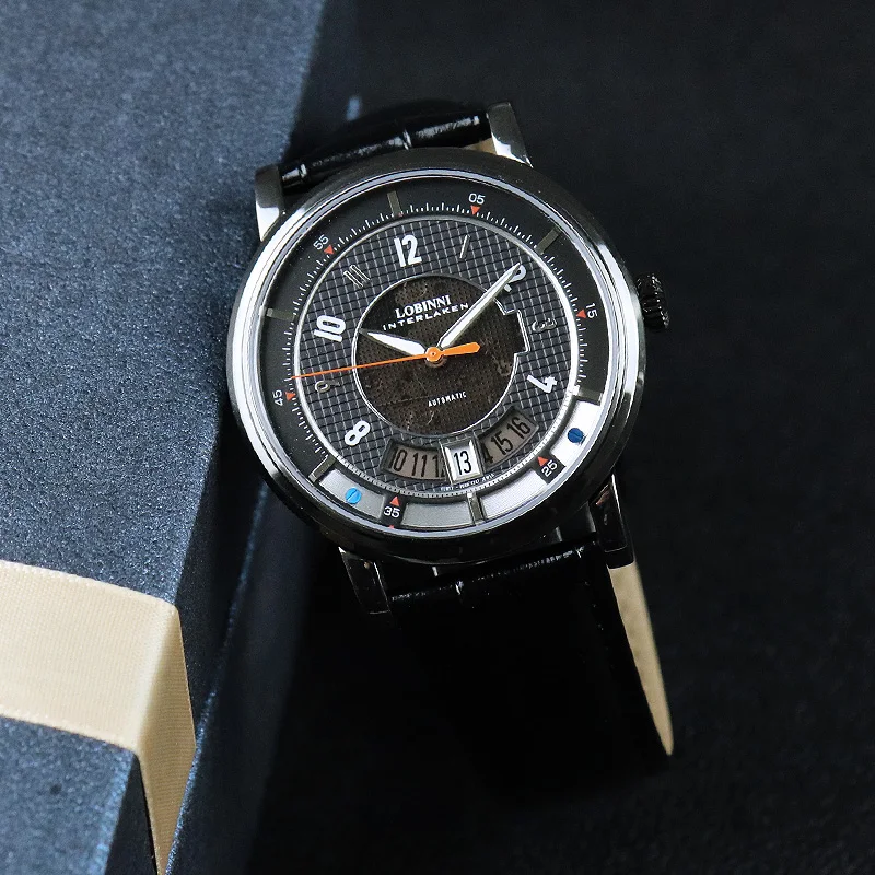 Luxury Brand LOBINNI Japan Import NH35A Automatic Mechanical Men\'s Watches Sapphire Luminous Waterproof Auto Date ClocksL16028