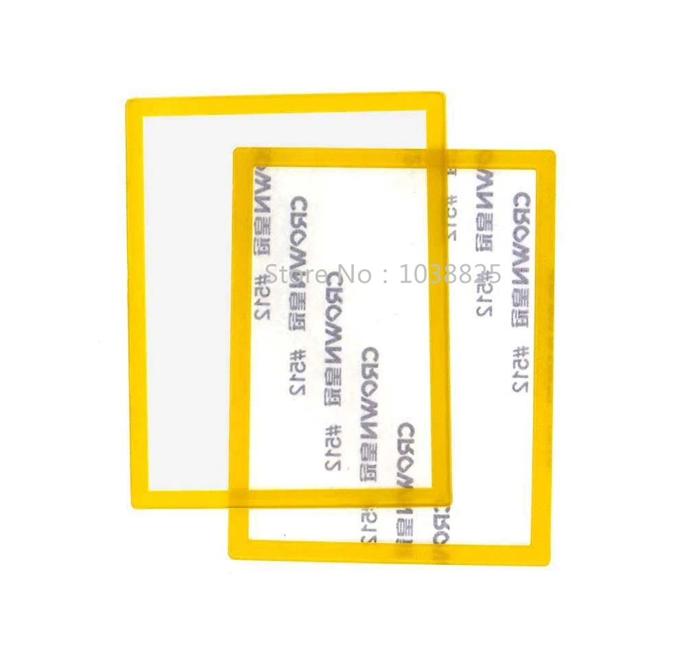 مجموعة واحدة متعددة الألوان لعدسة DS Lite العلوية السفلية LCD عدسة الشاشة العلوية السفلية غطاء عدسة الشاشة البلاستيكية لوحدة التحكم NDSL