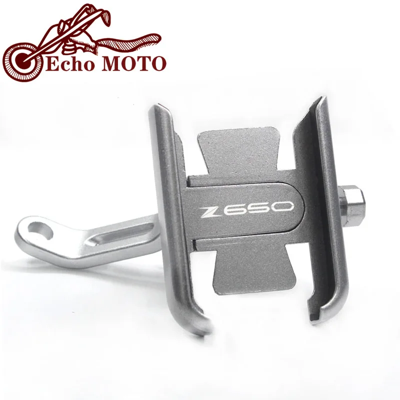For Z650 Z900 Z900RS Z 650 900 900RS 2017-2024 Motorcycle CNC Handlebar Mobile Phone Holder GPS stand bracket