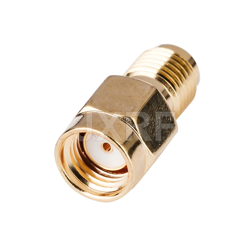 2 Stuks Sma Adapter Sma Vrouwelijk Naar Rp Sma Stekker Connector Adapter Verguld Straight Coaxiale Rf Adapters