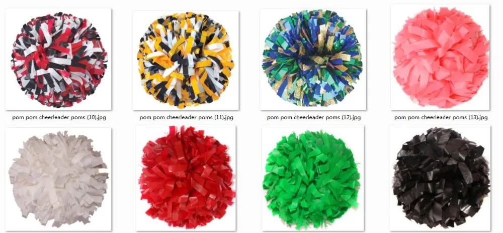 Cheerleader Pom Poms, 6 