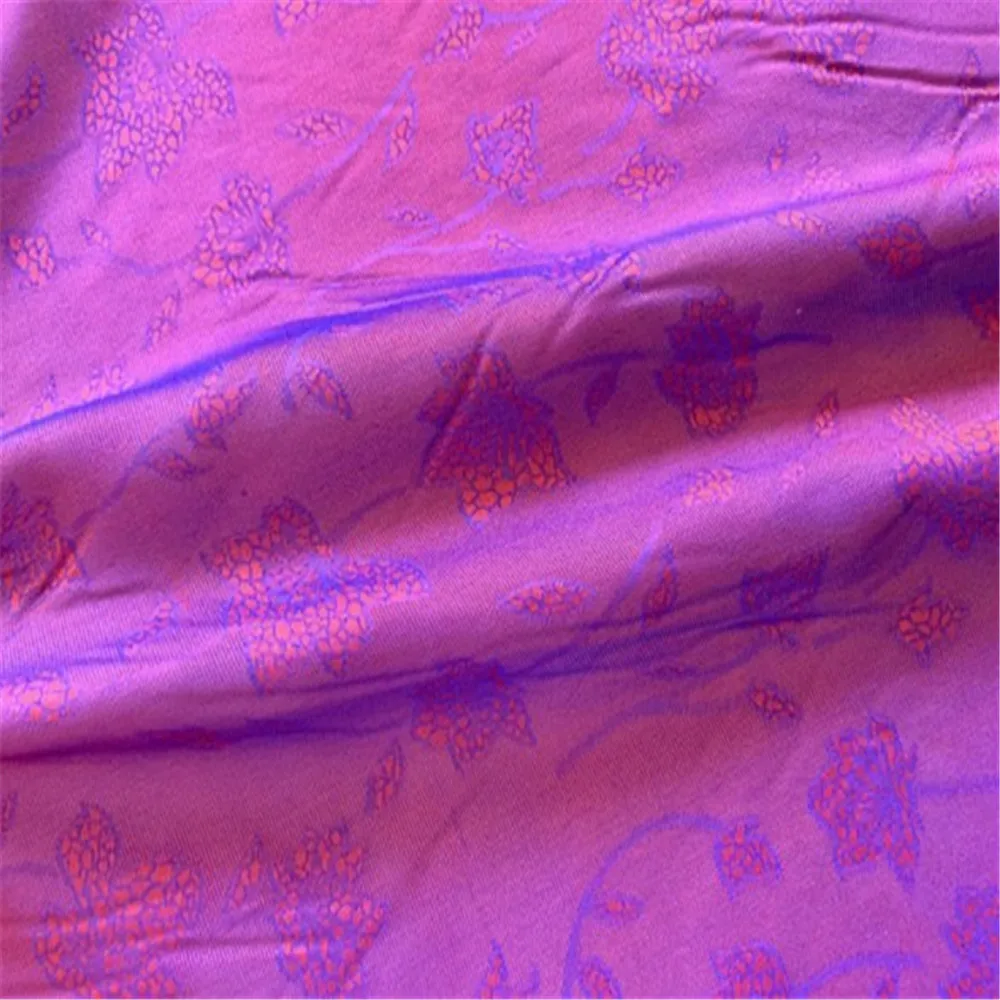 Fil de tissu Jacquard Vintage en soie teint Style oriental pour dame, vêtements de mode charmant, nouvelle collection