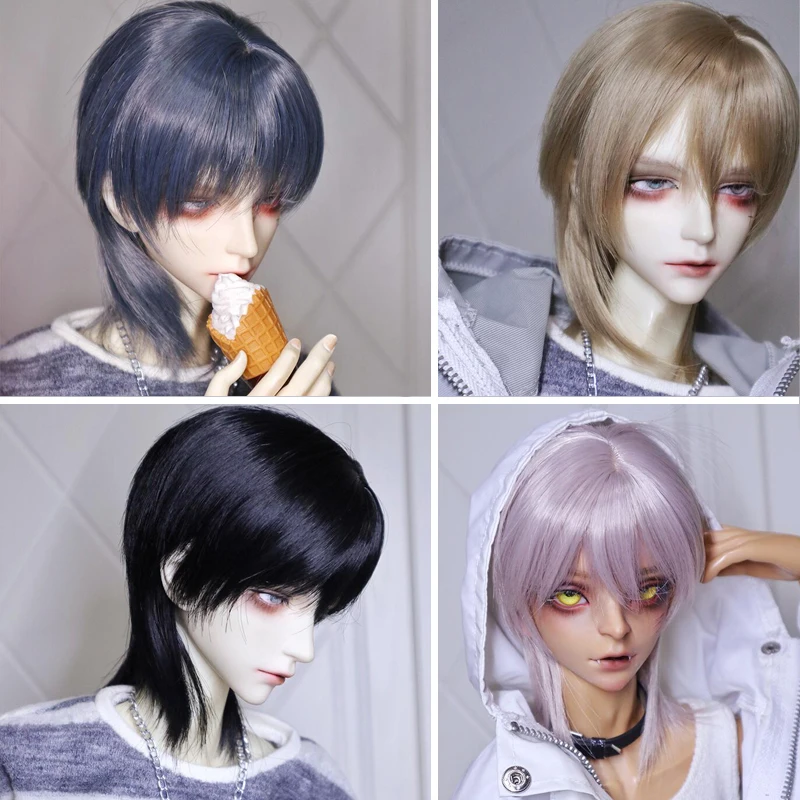 D03-P233 children toy BJD DD SD MSD 1/3 1/4 1/6 doll's Accessoriess wig Handsome boy hair 1pcs