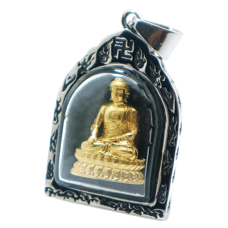 Unisex 316L Stainless Steel Buddha Pendant Newest