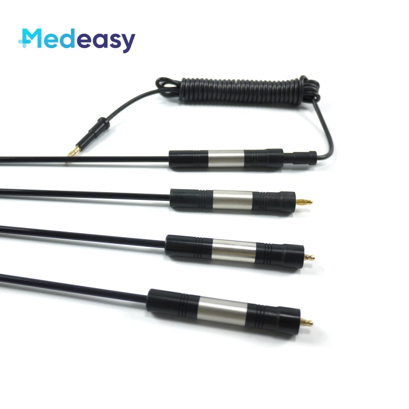 Laparoscopic Surgical Monopolar Electrode Reusable Medical Laparoscopy Instrument Electric L Hook Knife Spatula Ballpoint Needle