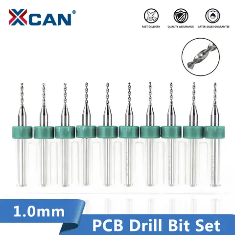 Carbide PCB Drill Bits 1.0mm Set for Circuit Boards xcan