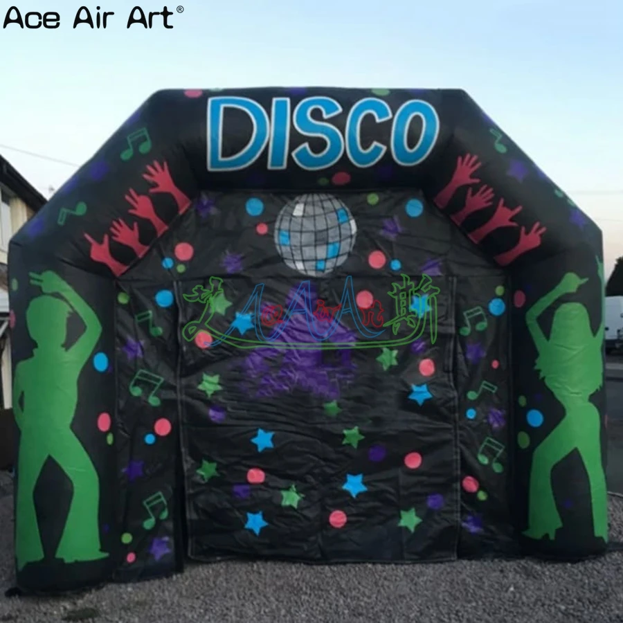 2021 Widnes Runcorn Diameter 6m Custom Printed Personalized Pattern Inflatable  VIP Nightclub Hire Igloo Party Disco Tent