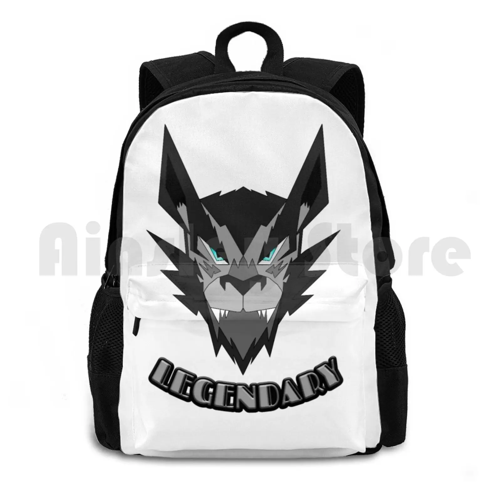 Legendary Outdoor Hiking Backpack Riding Climbing Sports Bag Legendary Legend Super Hero Superhero Wolf Wolves