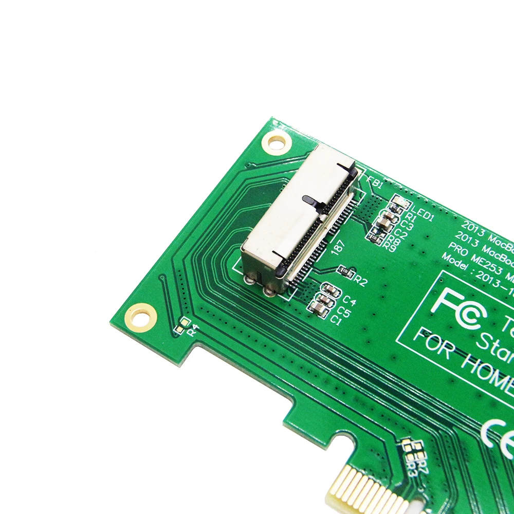 Adaptor Riser Kartu untuk PCI Express PCIE PCI-E X4 untuk Apple 2013 2014 2015 untuk Mac Book Air A1465 A1466 Mac pro MD878 ME253 M.2 SSD