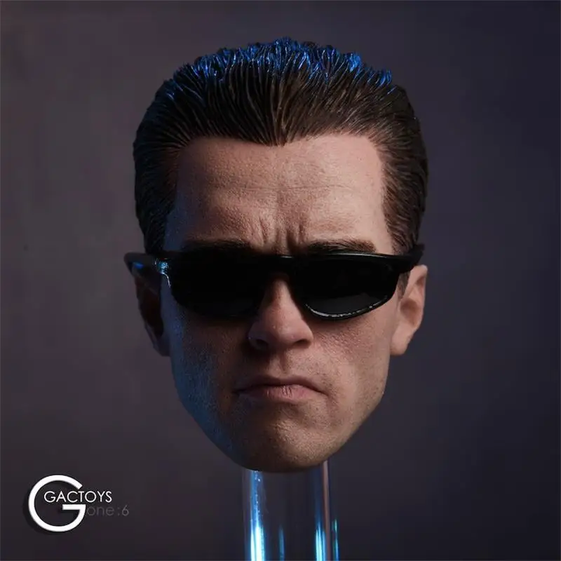 

Hot Sales GC016 1/6th Male Arnold Schwarzenegger Head Sculpture Model Terminator 2 Can Fit For 12inch Doll Action Collectable