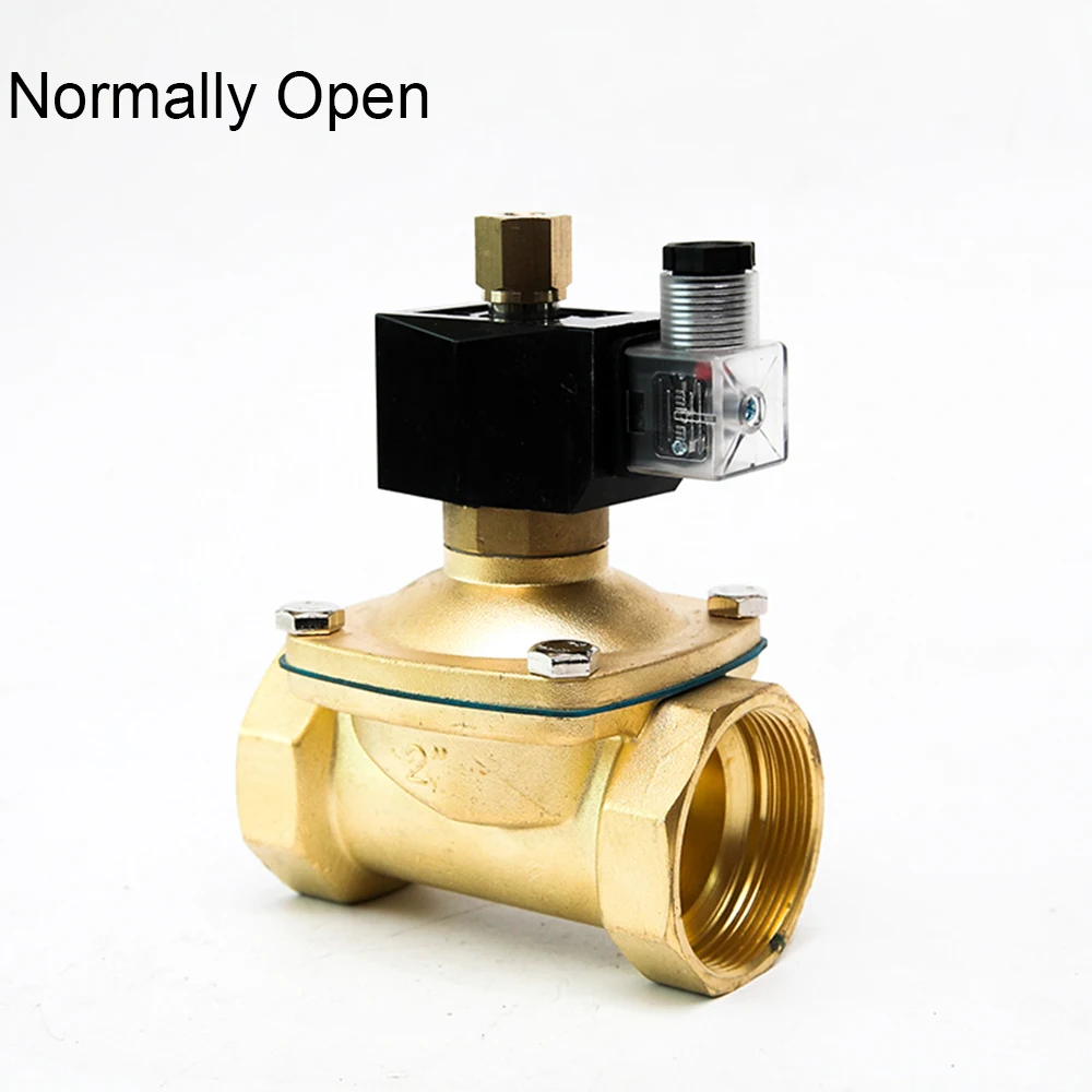 DN10 DN15 DN20 DN25 DN32 DN40 DN50 Brass Waterproof Solenoid Valve IP65 Normally Closed Normally Open Solenoid Valve