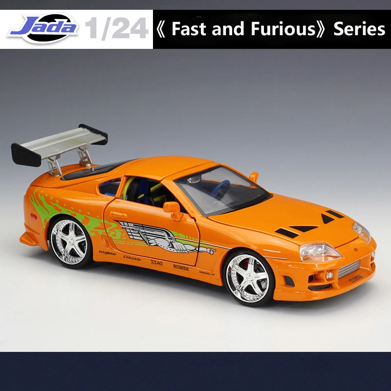 1:24 Jada High Simulator Classic Metal Fast and Furious Alloy Diecast Toy Model Cars Toy For Children Birthday Gifts Collection