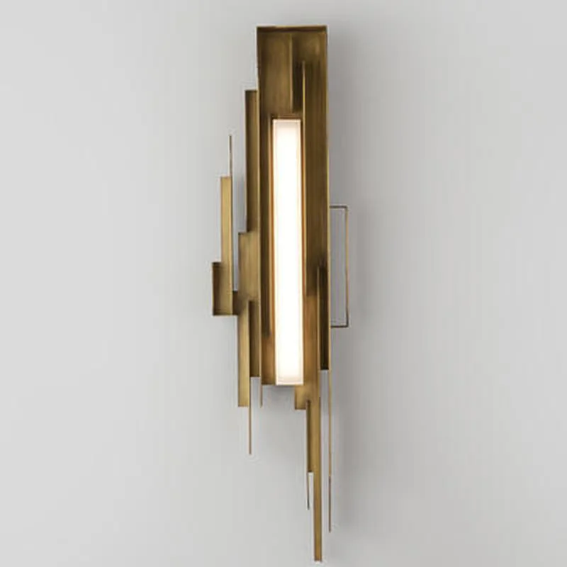 Light luxury modern living room wall light villa hotel designer model bedroom wall lamp