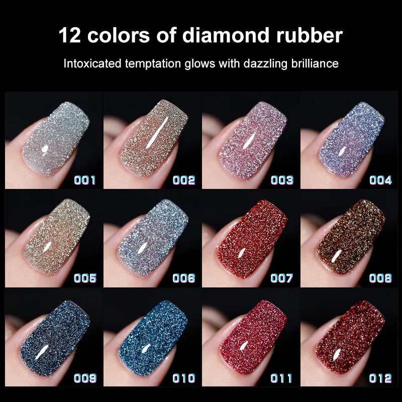 Mousserende Gel Nagellak Reflecterende Glitter Nagelgel Semi-Permanente Suiker Nagellak Nodig Basislaag Allemaal Voor Manicure