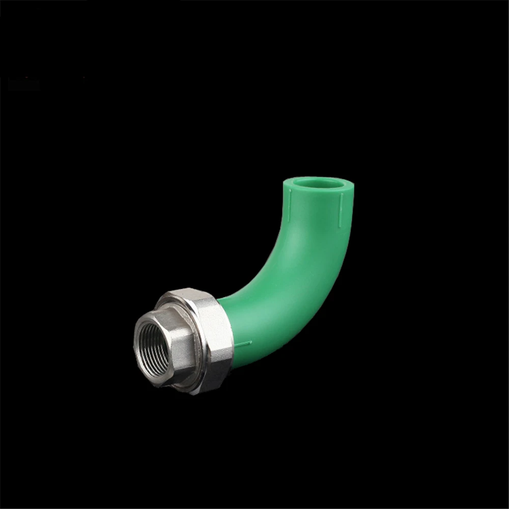 PPR Shunshui Elbow Big Bend Inner Wire Outer Wire Copper Union Joint Large Flow 20 4 Water Pipe Fittings