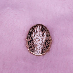 It's hard to be human pin depression mental health collection