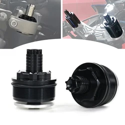 Preload Fork Cap 49mm Adjustable Fork Bolk Aftermarket Fit For Harley FXDB FXDL FXDF FXDWG FXDC FXD 2006-2017 FXCW FXDWC FXSB