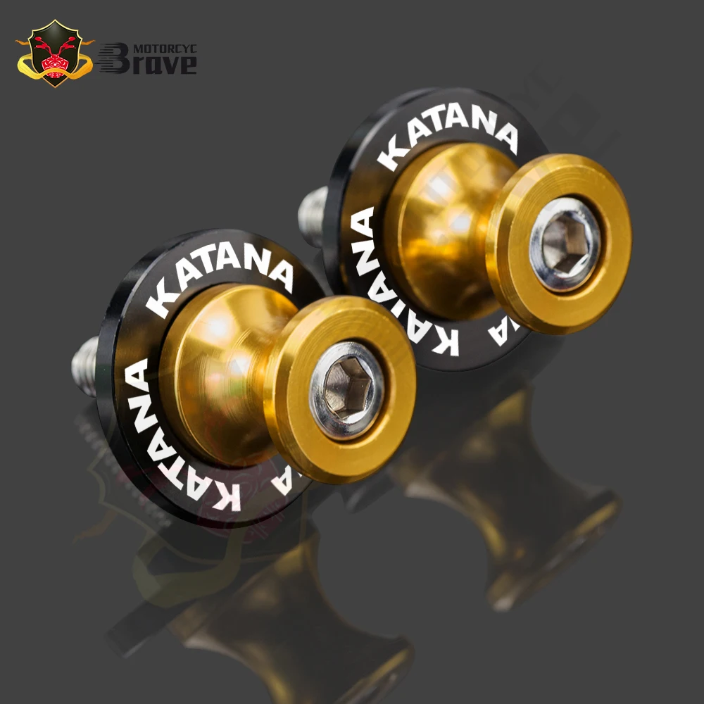 For SUZUKI GSX600 GSX750 Katana GSX 750S 1000S Katana GSX-S1000 F GSX600F Motorcycle Swingarm Spools Slider Swingarm Stand