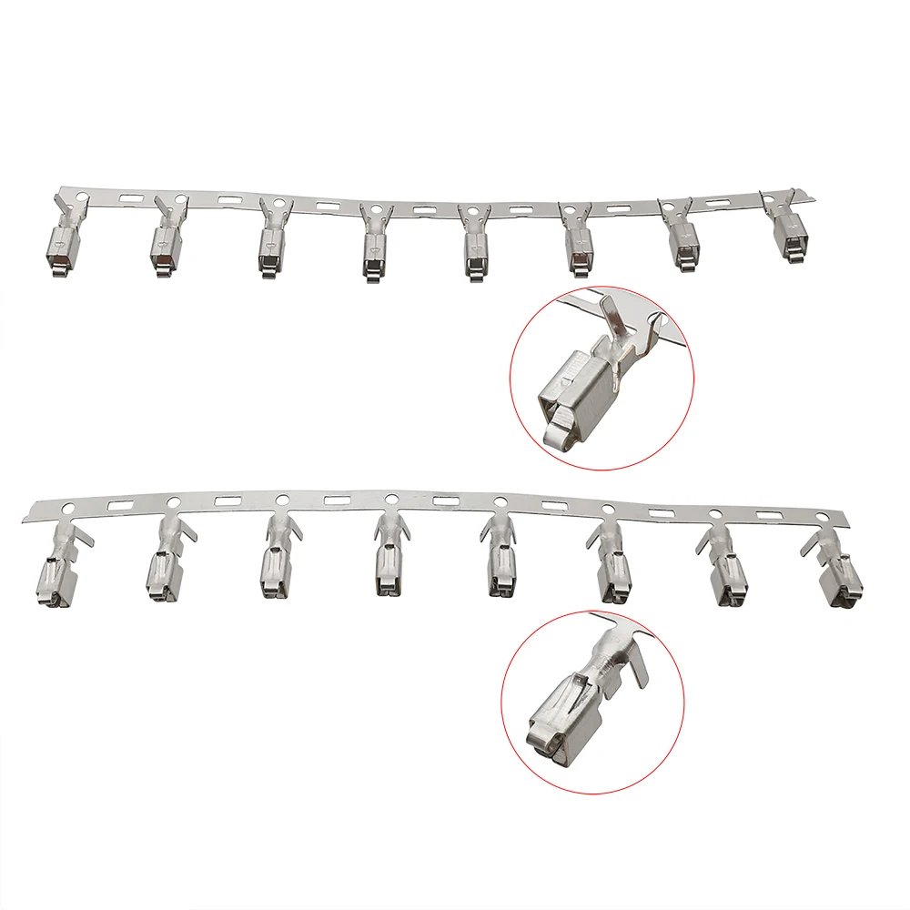 50/100Pcs JST VH3.96 Connector Metal VH 3.96mm Female Pin Crimp Terminal Wire Cable Connector For VH3.96 Female Socket Housing