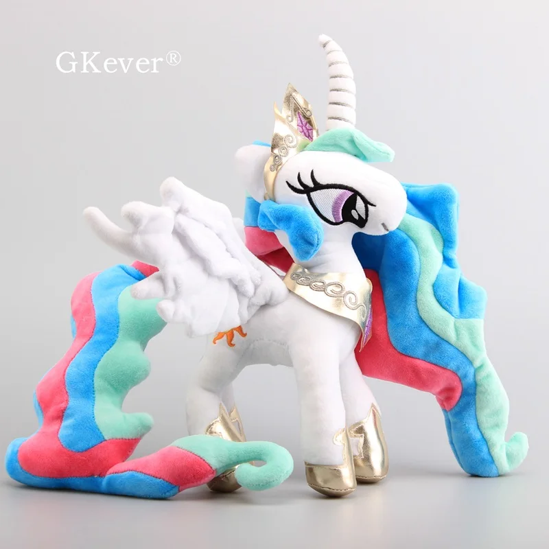 

30cm Cosmic Princess Celestia Unicorn Horse Plush Toys Doll Peluche Stuffed Animals Toys New Style Women Kids Birthday Gift