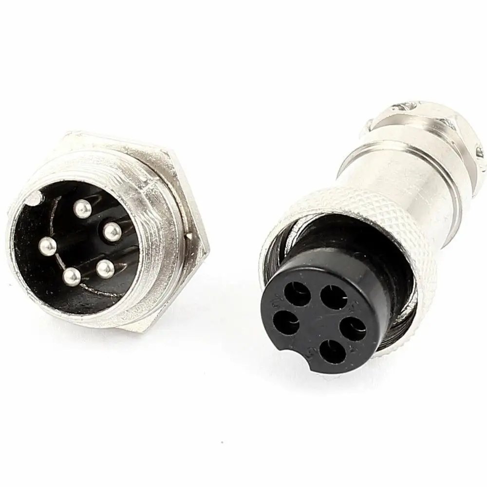 1set GX16 5P Aviation Plug 16m - Aviator Connector Kit avis et prix