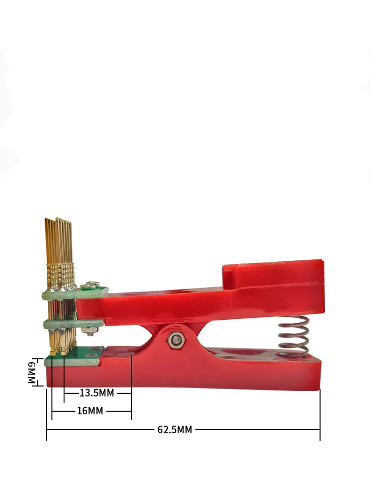 Plantilla de prueba de abrazadera PCB, sonda de fijación, descarga la programación del programa, accesorio quemado 2,54, 2,0, 1,27mm (doble fila)